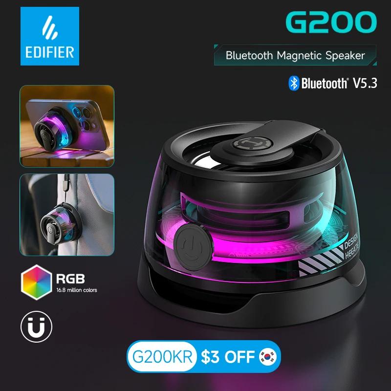 Edifier ׳ƽ ޴ Bluetooth Ŀ HECATE G200 ̴ Ŀ Bluetooth 5.3 RGB  ޴ ĵ True Wireless